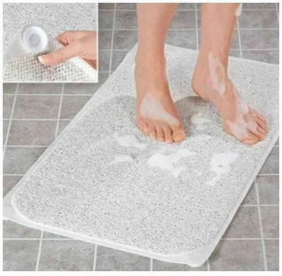 Φωτογραφία προϊόντος: Shower Rug Αντιολισθητικό Μπάνιου με Βεντούζες 40x70cm Λευκό 32193400