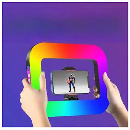 Φωτογραφία προϊόντος: XFU200 RGB Ring Light με Βάση για Κινητό