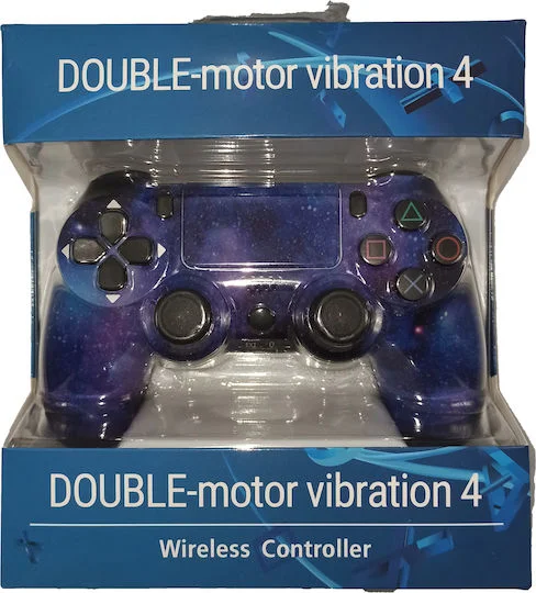 Φωτογραφία προϊόντος: DOUBLE-motor BLUE NIGHT SKY ΑΣΥΡΜΑΤΟ GAMEPAD ΓΙΑ PS4