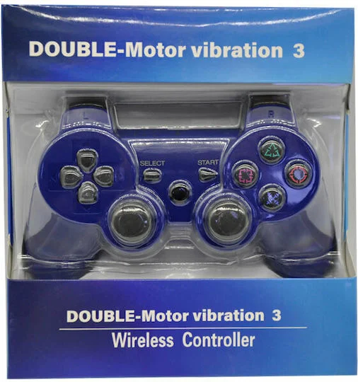 Φωτογραφία προϊόντος: Double Motor Vibration 3 Ασύρματο Gamepad για PS3 Μπλε