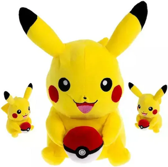 Φωτογραφία προϊόντος: Mohicans Λούτρινο Pokemon Pikachu με Pikeball 40cm 1440-2883 Κίτρινο