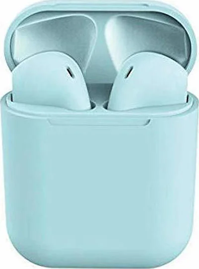 Φωτογραφία προϊόντος: inPods 12 Earbud Bluetooth Handsfree Ακουστικά με Αντοχή στον Ιδρώτα και Θήκη Φόρτισης Μπλε