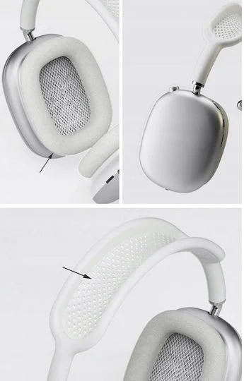 Φωτογραφία προϊόντος: P9 Ασύρματα Bluetooth Over Ear Ακουστικά με 5 ώρες Λειτουργίας Ασημί