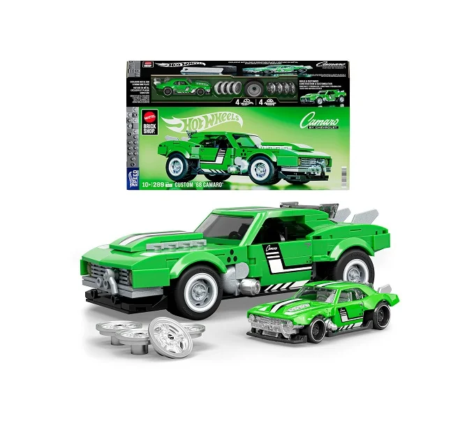 Φωτογραφία προϊόντος: Mattel Brick Shop Τουβλάκια Hot Wheels Speed Series Camaro 289τμχ JFT16