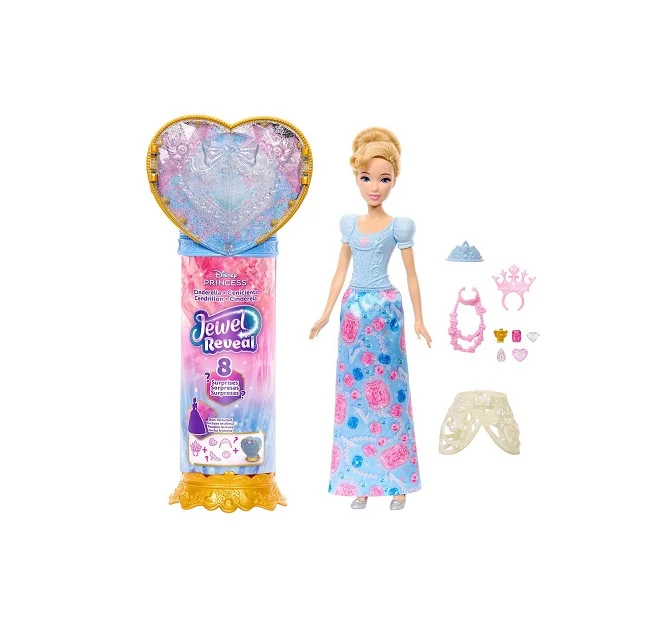 Φωτογραφία προϊόντος: Mattel DISNEY PRINCESS ΚΟΥΚΛΑ ΣΤΑΧΤΟΠΟΥΤΑ ΜΕ ΚΟΣΜΗΜΑΤΟΘΗΚΗ (JHL50)