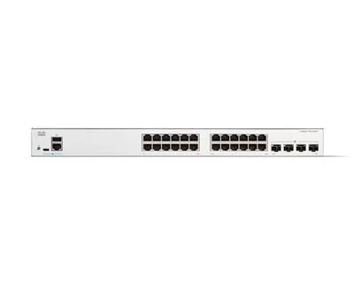 Φωτογραφία προϊόντος: Cisco Catalyst 1300-24T-4G Managed Switch, 24 Port GE, 4x1GE SFP, Limited Lifetime Protection (C1300-24T-4G)