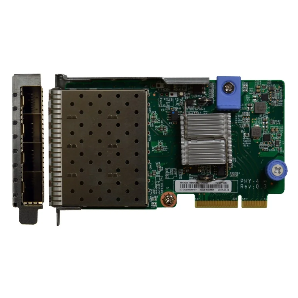 Φωτογραφία προϊόντος: Lenovo Thinksystem Wired Network Card Ethernet 1GB 4-Port RJ45 LOM (7ZT7A00545)