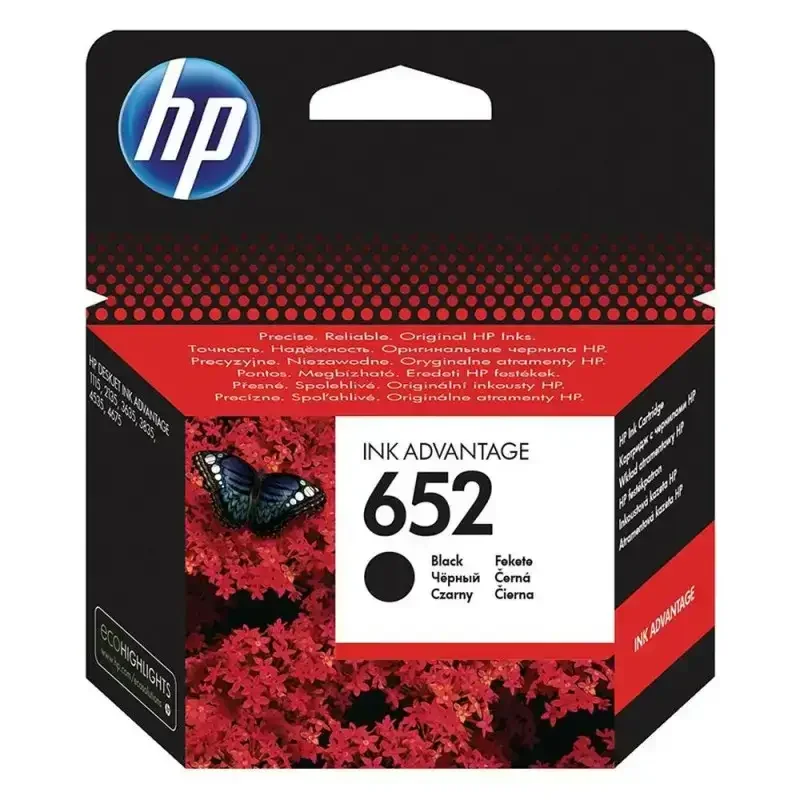 Φωτογραφία προϊόντος: Hewlett Packard Γνήσιο μελάνι HP 652 black F6V25AE