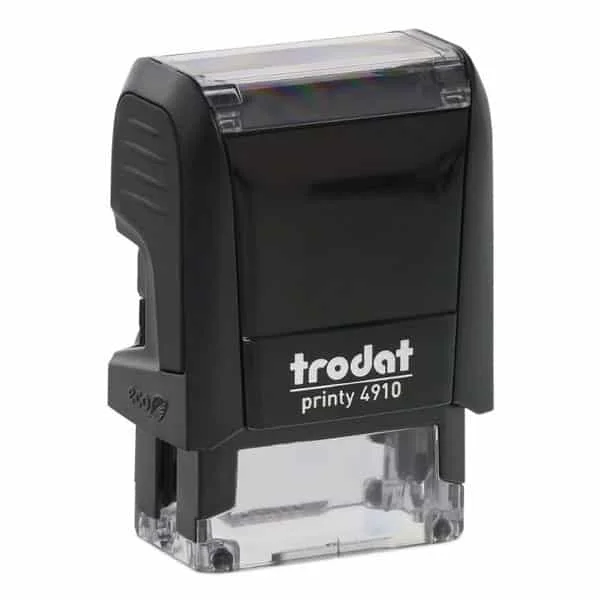Φωτογραφία προϊόντος: TRODAT 4910 (1 σειράς) (25x8mm) ΜΑΥΡΗ με μπλέ μελάνι