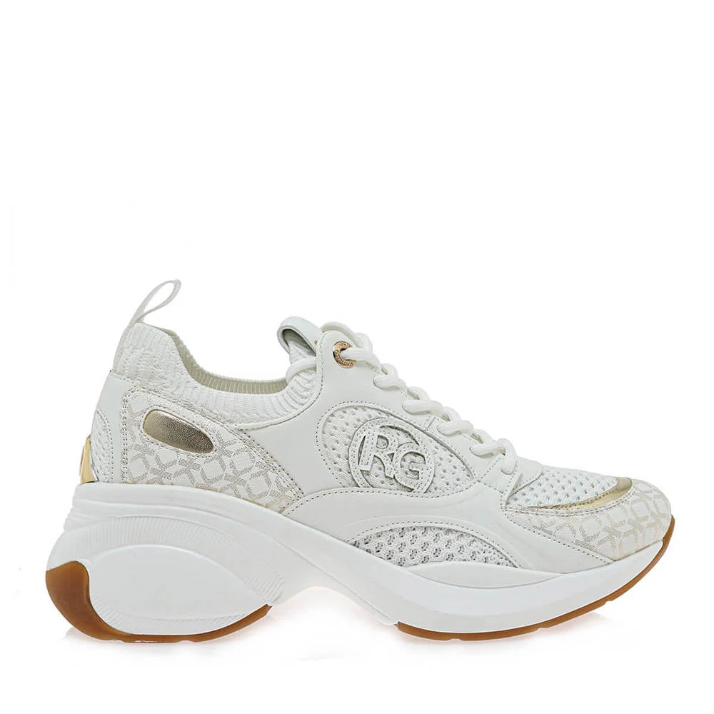 Φωτογραφία προϊόντος: Renato Garini Γυναικεία Sneakers 2362-61RG50 Λευκό Πλατίνα Στάμπα 650 / Λευκό