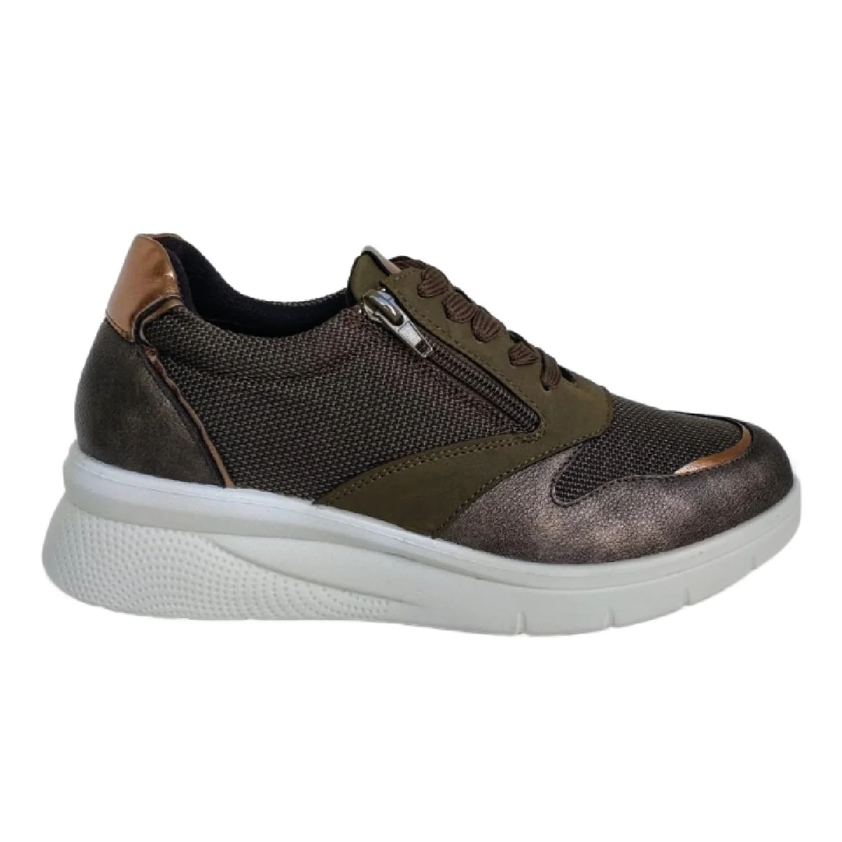 Φωτογραφία προϊόντος: Γυναικεία Sneakers λαδί ANTRIN ISOKE-0175