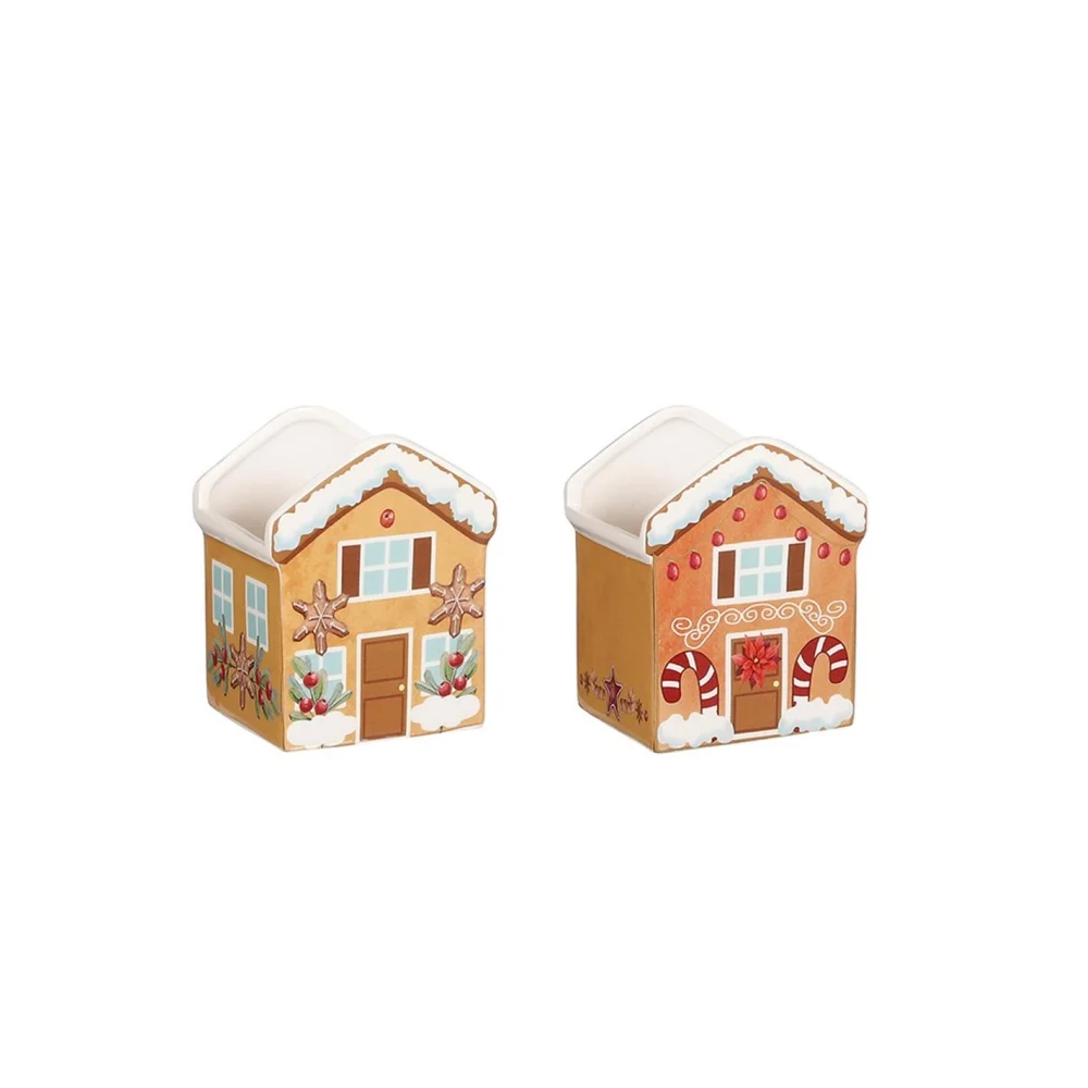 Φωτογραφία προϊόντος: Plastona Κασπώ κεραμ.xmas candyhouse 8,5Χ6,5Χ10,5