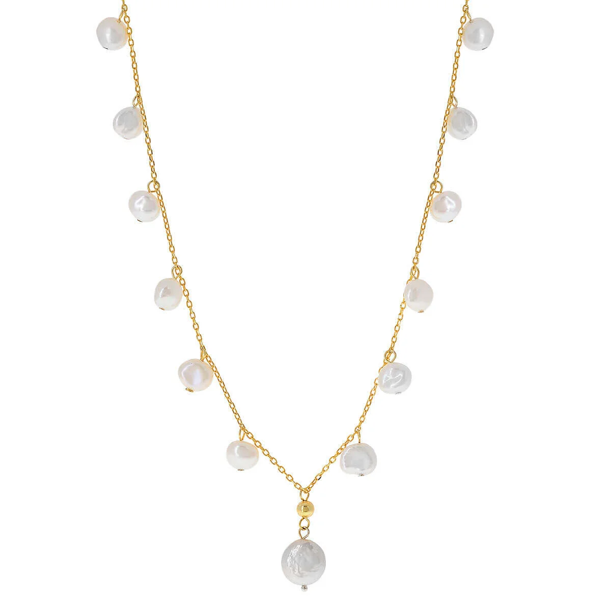 Φωτογραφία προϊόντος: Ασημένιο κολιέ Pearl PS-NEGO011 Gold