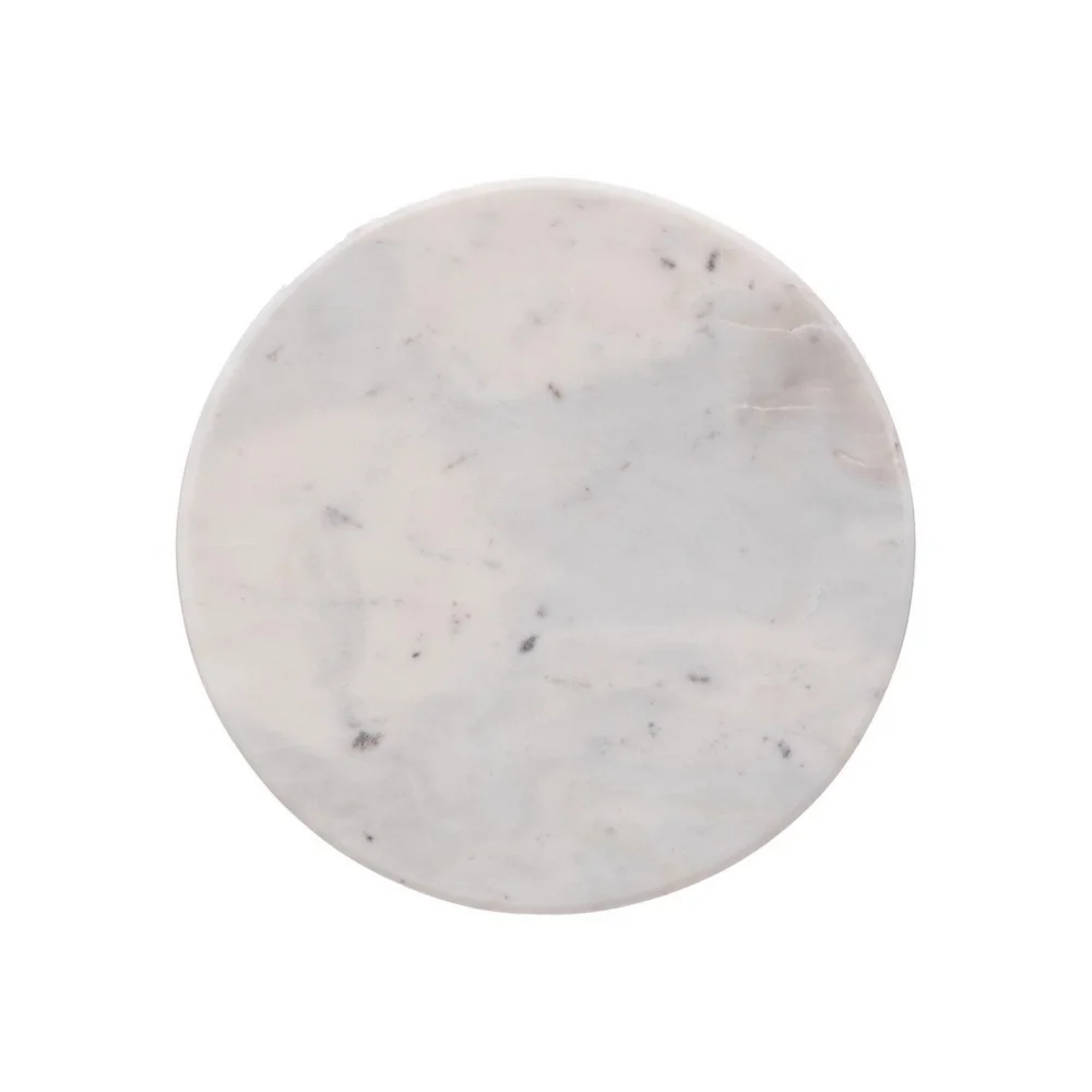 Φωτογραφία προϊόντος: Plastona Πιατέλα marble λευκό Φ30