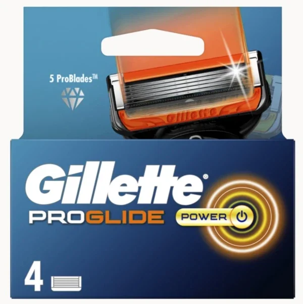 Φωτογραφία προϊόντος: Gillette Ανταλλακτικές Κεφαλές Ξυριστικής Μηχανής Fusion ProGlide Power 4tτμχ