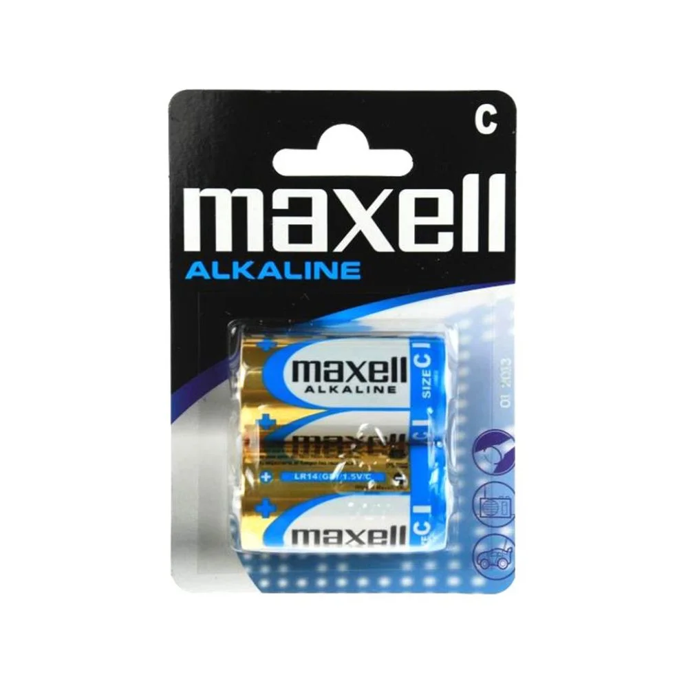 Φωτογραφία προϊόντος: Maxell Αλκαλικές Μπαταρίες C 1.5V 2τμχ (9018008) (MAX9018008)