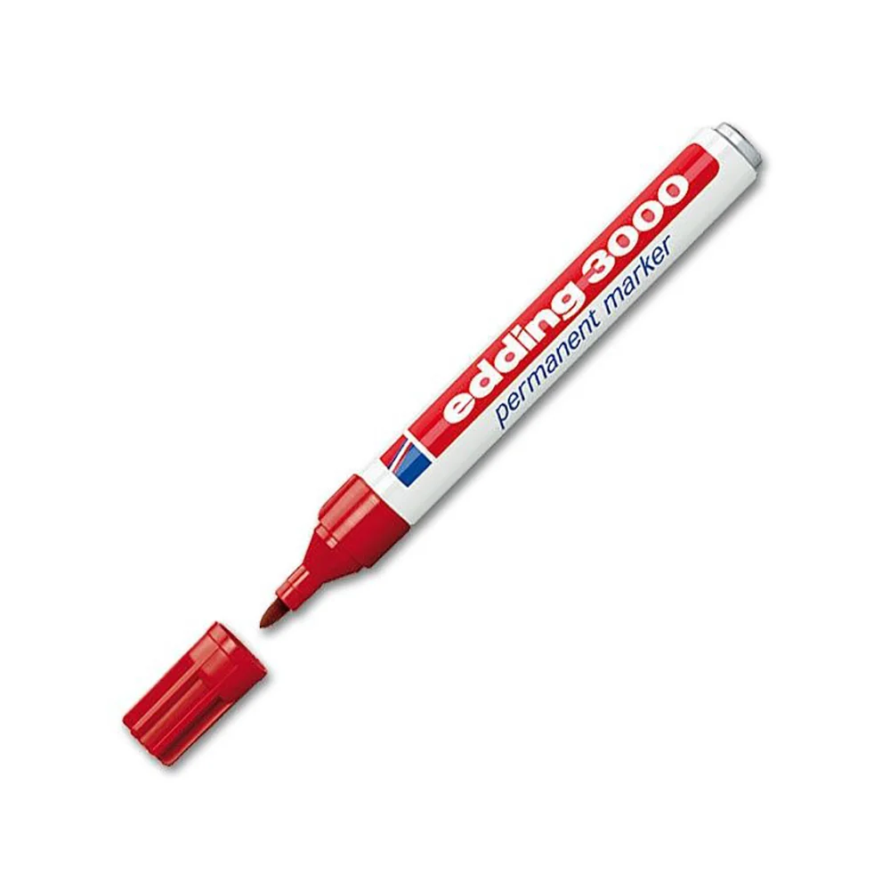 Φωτογραφία προϊόντος: Edding 3000 Permanent Marker Red (4-3000002) (EDD4-3000002)