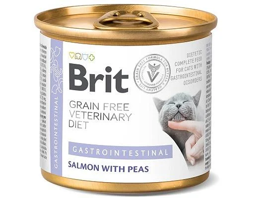 Φωτογραφία προϊόντος: Brit Vetenirary Diets Cat Gastrointestinal Κλινική Κονσέρβα Γάτας 200gr