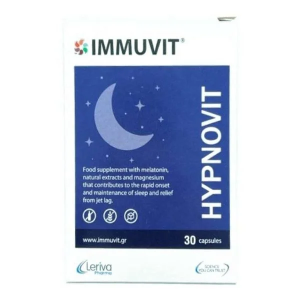 Φωτογραφία προϊόντος: Leriva Immuvit Hypnovit 30 κάψουλες