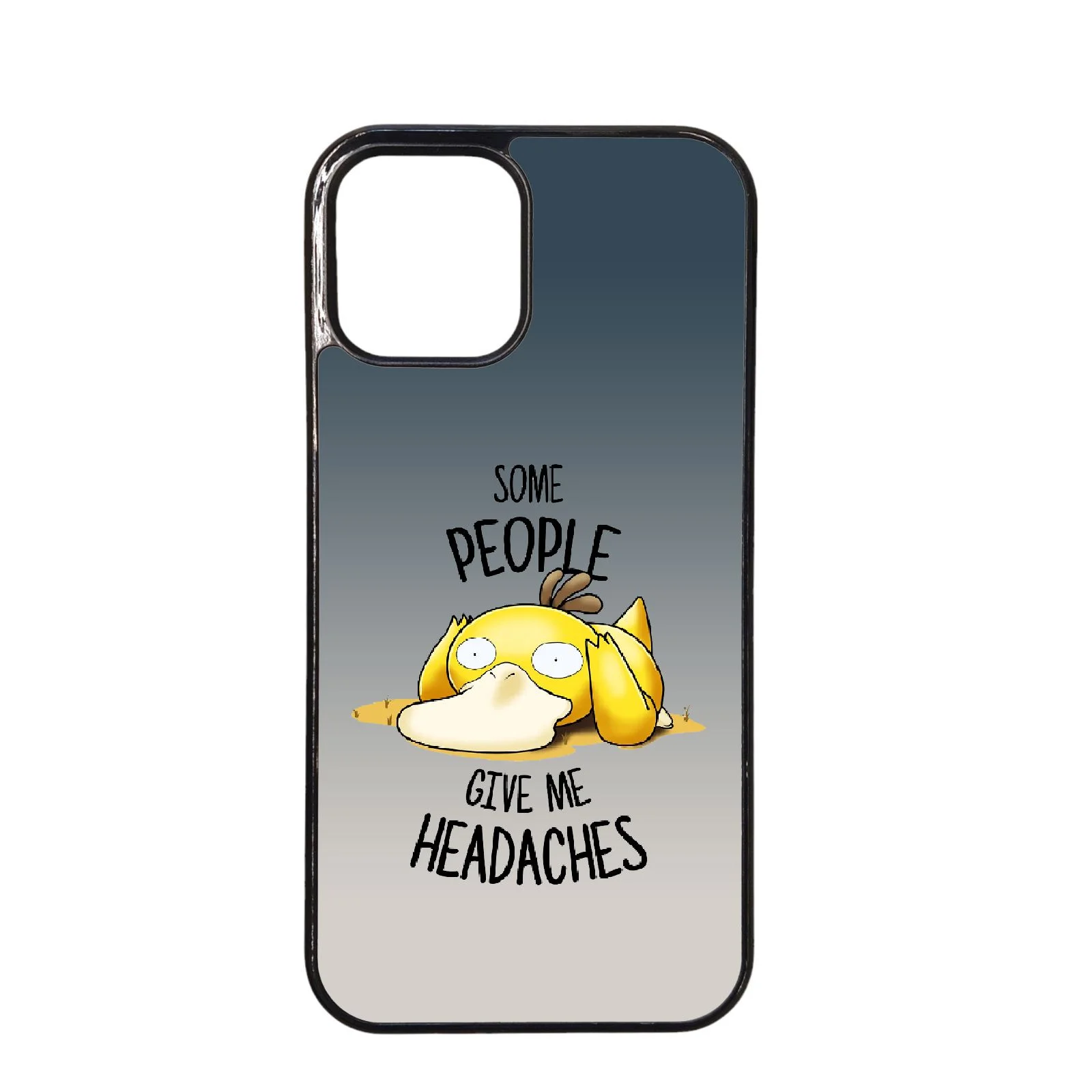 Φωτογραφία προϊόντος: Θήκη κινητού Iphone 15 Pro Back Cover μαύρη σιλικόνης Pokémon Psyduck