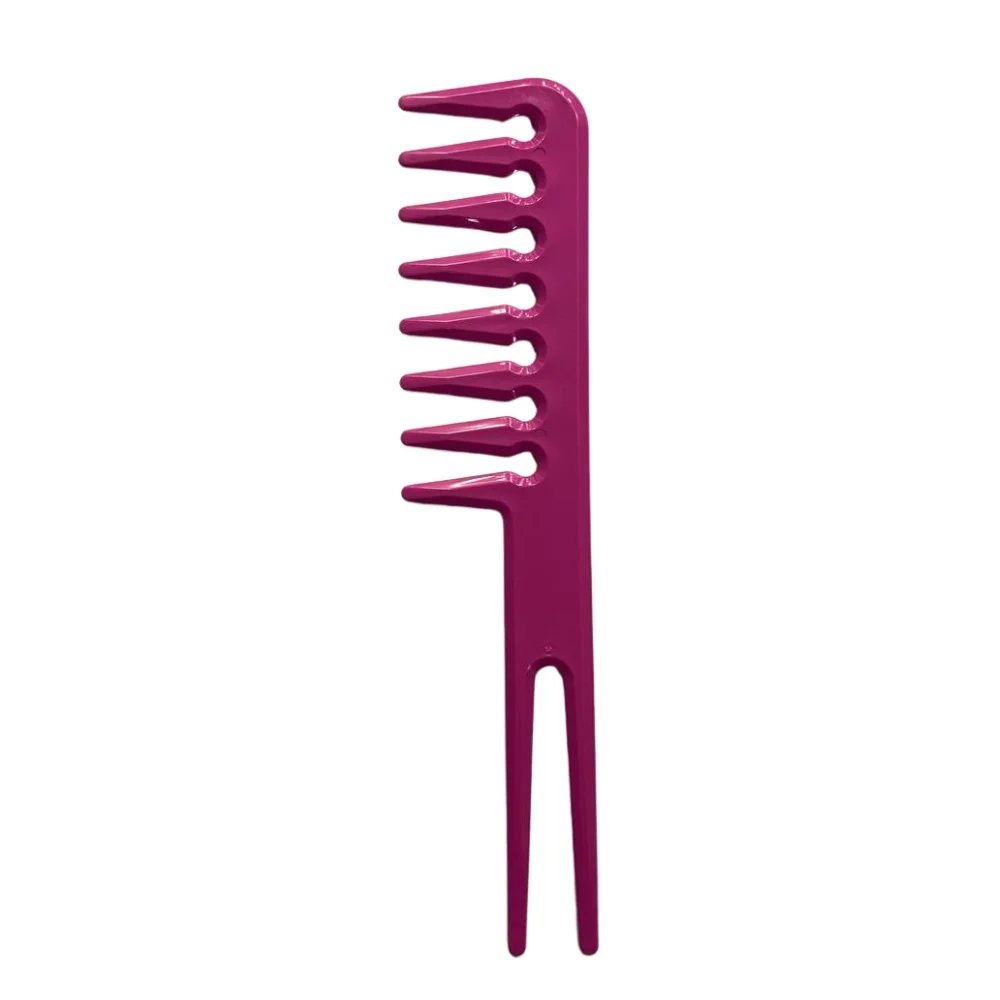 Φωτογραφία προϊόντος: Eurostil,Ragnar Barber Line Χτένα Styling Μαλλιών Ragnar Double Pin Highlights Comb Φούξια