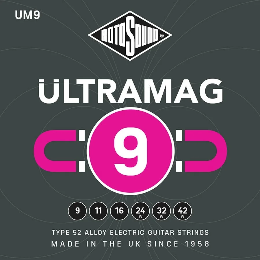 Φωτογραφία προϊόντος: ROTOSOUND UM 9 Ηλεκτρικης 9-42