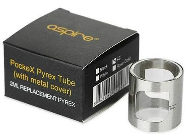Φωτογραφία προϊόντος: Aspire PockeX Pyrex Tube 2ml Stainless