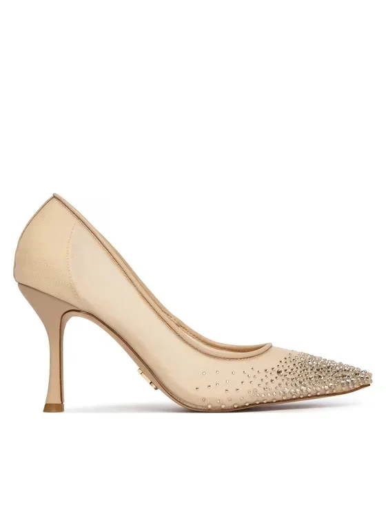 Φωτογραφία προϊόντος: Steve Madden Γόβες Χρυσές Σαμπανί με Στρας SM11003845-242 CHAMPAGNE Σαμπανί