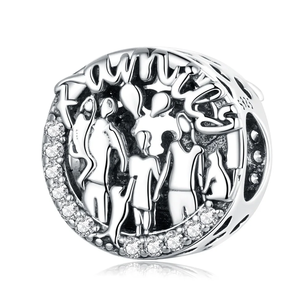 Φωτογραφία προϊόντος: Σύμβολο Silver Me Family bead για Βραχιόλι από Ασήμι 925 με Ζιρκόν ΑΒΡ0958