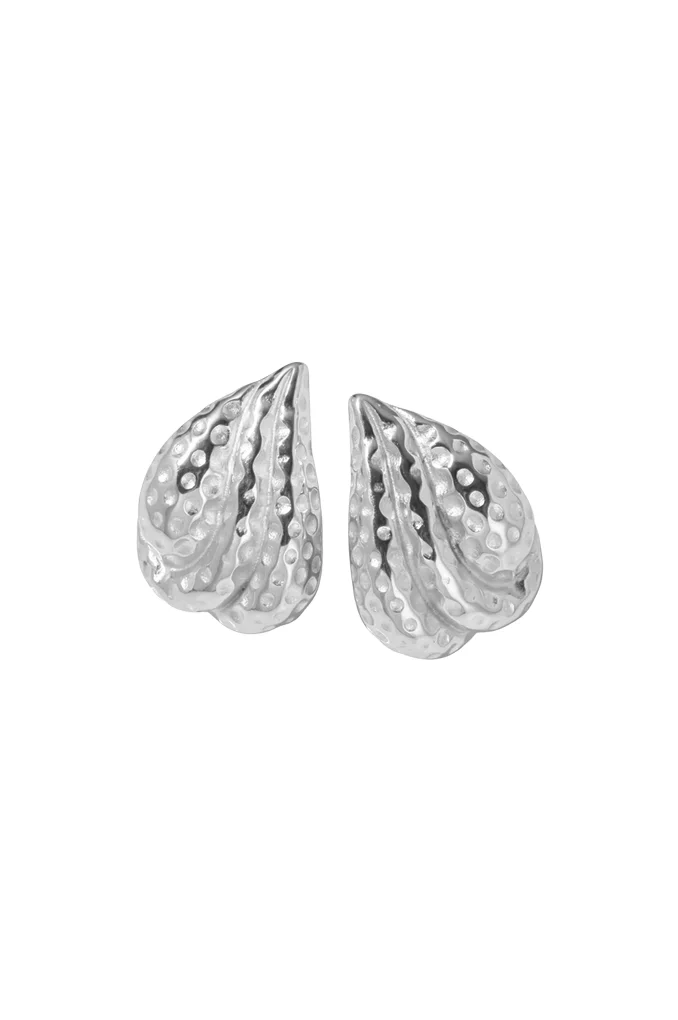 Φωτογραφία προϊόντος: Regalis Kalymnos Silver Steel Earrings(Ανοξείδωτο Ατσάλι)
