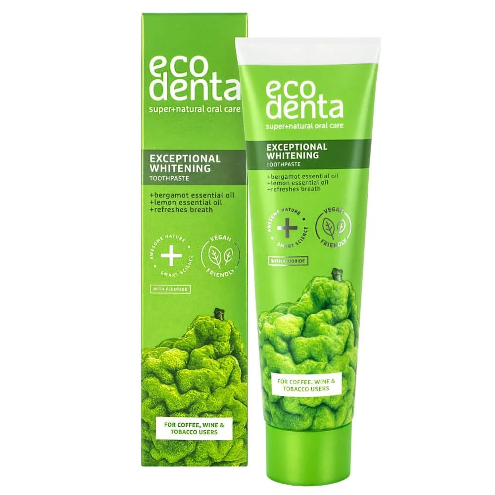 Φωτογραφία προϊόντος: OEM Ecodenta Toothpaste with Bergamot & Lemon Essential Oils 100ml – Οδοντόκρεμα με Αιθέρια Έλαια για Φρεσκάδα & Καθαρισμό