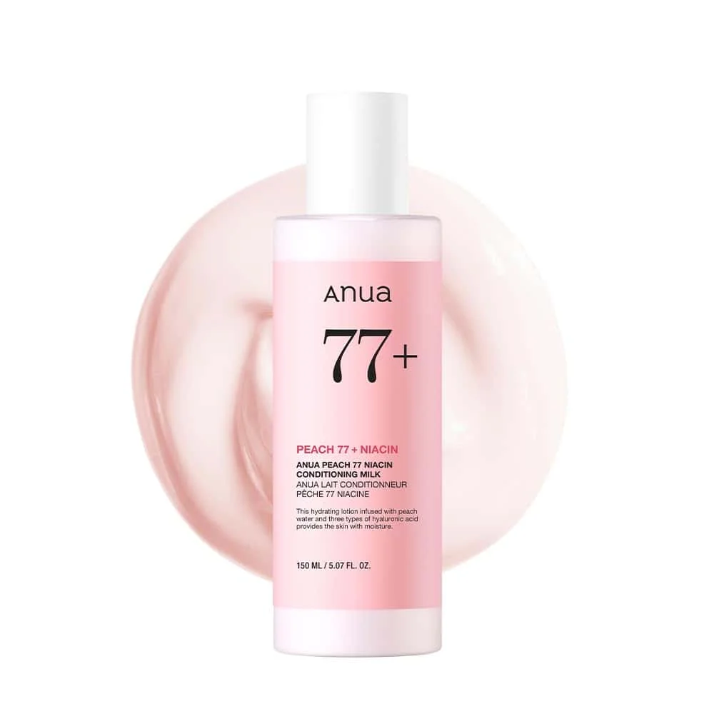 Φωτογραφία προϊόντος: OEM Anua Peach 77 Niacin Conditioning Milk – Ενυδατικό γαλάκτωμα με προβιοτικά & νιασιναμίδη