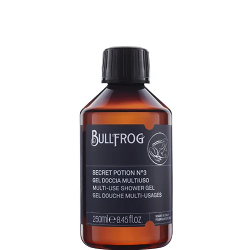 Φωτογραφία προϊόντος: Bullfrog Multi use Shower Gel Body,hair + face Secret Potion No3 250ml (σώμα,μαλλιά + πρόσωπο)