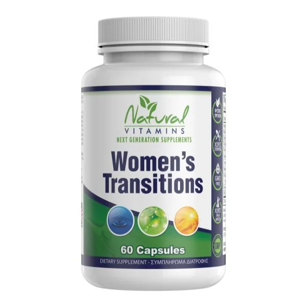 Φωτογραφία προϊόντος: Women s Transitions για εμμηνόπαυση 60 Caps - Natural Vitamins