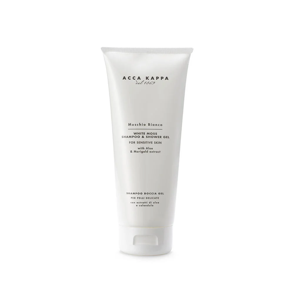 Φωτογραφία προϊόντος: Acca Kappa white moss shampoo + shower gel with aloe + marigold 200ml