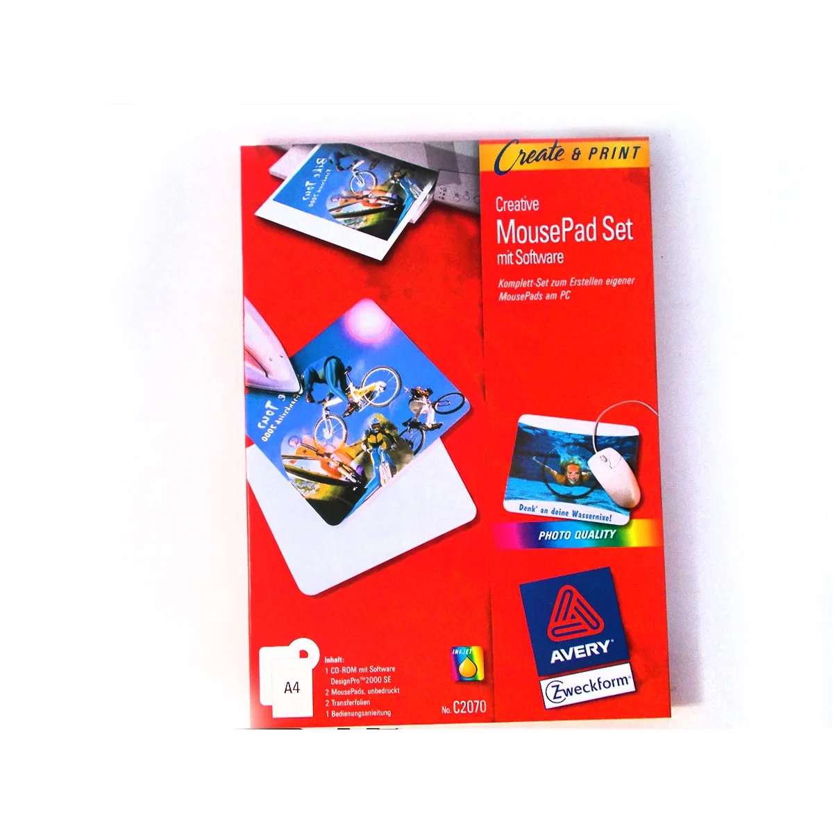 Φωτογραφία προϊόντος: OEM AVERY CREATE AND PRINT MOUSE PAD INKJET ΜΕ CD SOFTWARE 2 ΤΕΜΑΧΙΩΝ