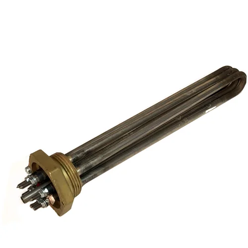 Φωτογραφία προϊόντος: Αντίσταση inox 1 ½ 4,5KW 3x1500W 230V με σωληνάκι θερμοστάτη