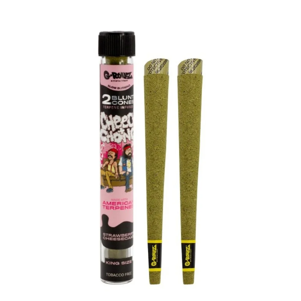 Φωτογραφία προϊόντος: OEM G-Rollz 2 Blunt Cones Terpene Infused King Size Strawberry Cheesecake