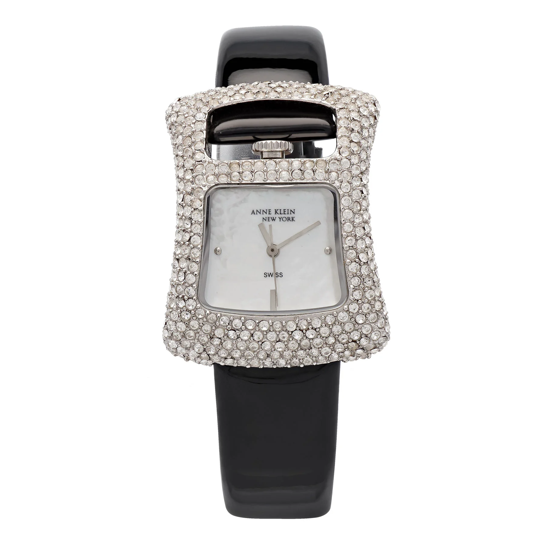 Φωτογραφία προϊόντος: ANNE KLEIN Βlack Leather Strap 12-1539