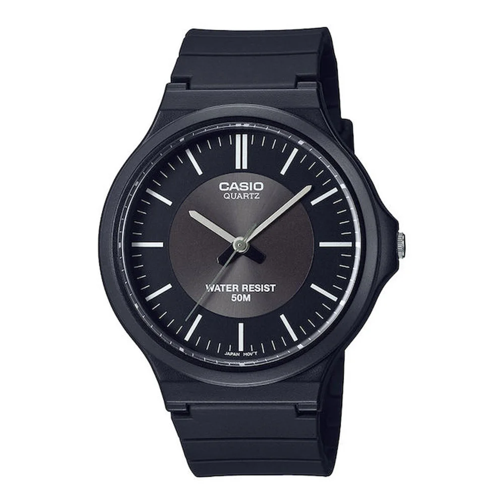 Φωτογραφία προϊόντος: CASIO Collection Black Rubber Strap MW-240-1EVEF