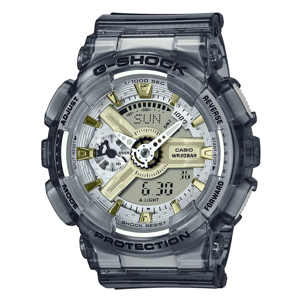 Φωτογραφία προϊόντος: CASIO G-Shock Skeleton Grey Rubber Strap GMA-S110GS-8AER