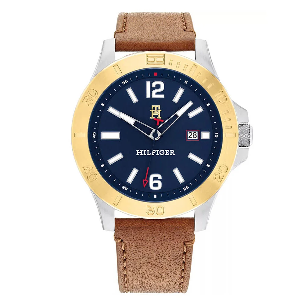 Φωτογραφία προϊόντος: TOMMY HILFIGER Ryan Brown Leather Strap 1710529