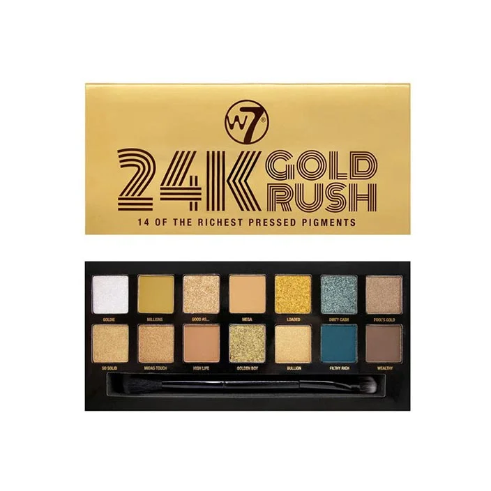 Φωτογραφία προϊόντος: W7 Eyeshadow Palette 24K Gold Rush 14 colors
