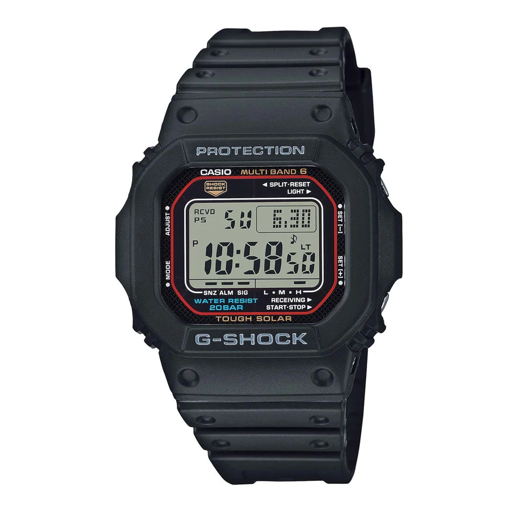 Φωτογραφία προϊόντος: CASIO G-Shock Solar Radio Controlled Black Rubber Strap GW-M5610U-1ER