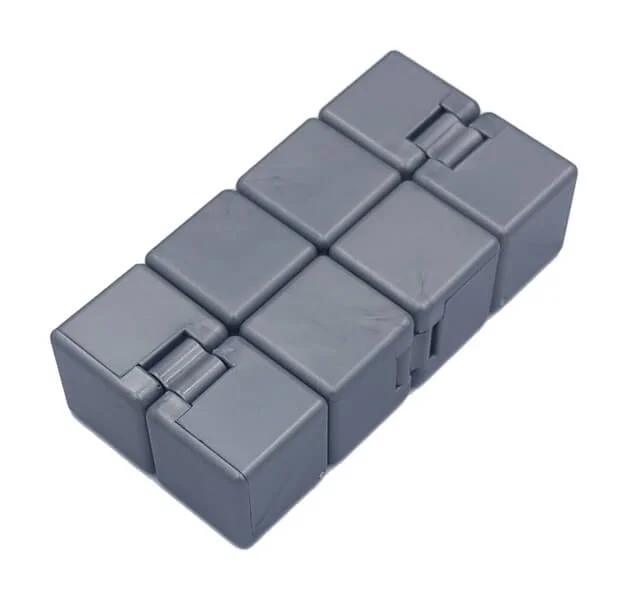 Φωτογραφία προϊόντος: OEM Anti Stress Fidget Infinite Cube - Αντιστρες Ατέρμονας Κύβος - Ασημί