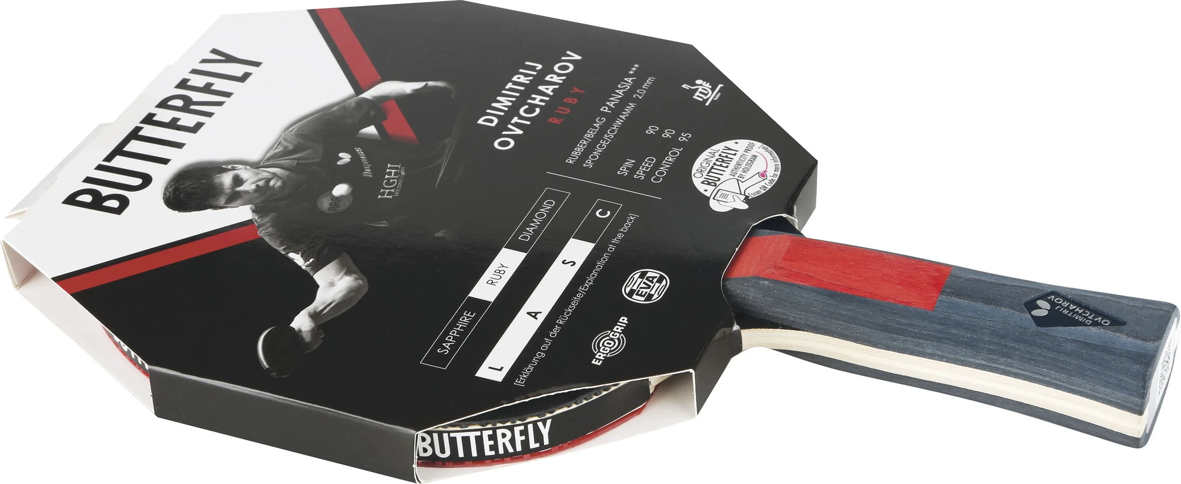 Φωτογραφία προϊόντος: Ρακέτα Ping Pong Butterfly Dimitrij Ovtcharov Ruby