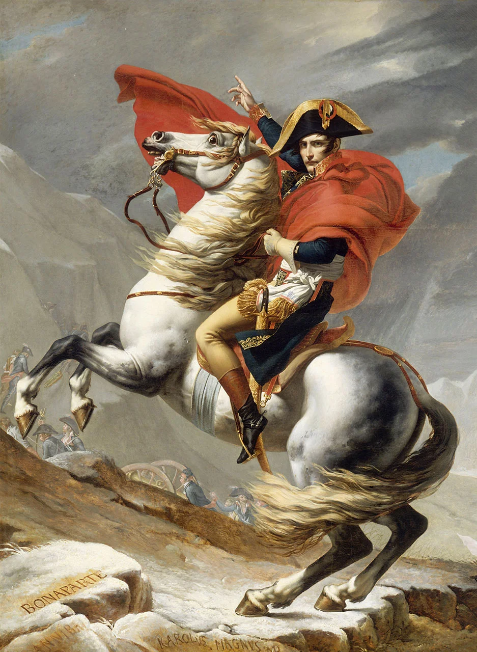 Φωτογραφία προϊόντος: Napoleon Βonaparte on horse πίνακας ζωγραφικής Jacques “ΠΡΟΣΦΟΡΑ”
