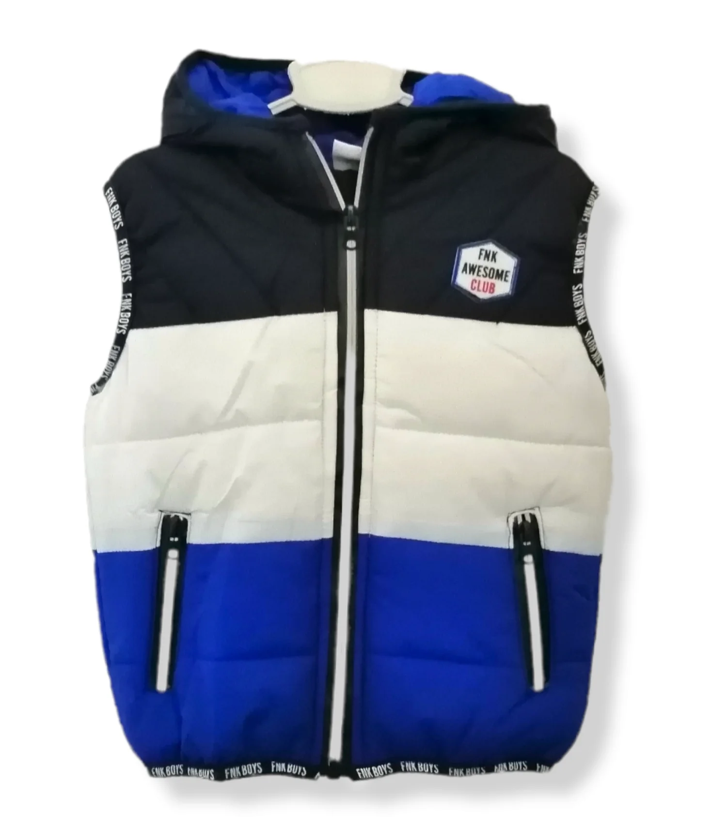 Φωτογραφία προϊόντος: For Funky Kids ΑΜΑΝΙΚΟ ΜΠΟΥΦΑΝ ΜΠΛΕ - ΛΕΥΚΟ