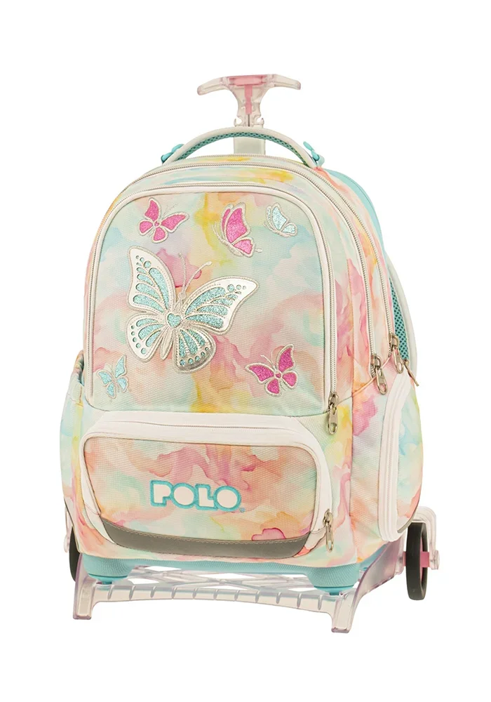 Φωτογραφία προϊόντος: POLO Σακίδιο TROLLEY FREELY BUTTERFLY με αποσπώμενο μηχανισμό 965055-8419