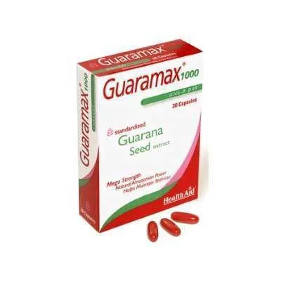 Φωτογραφία προϊόντος: HEALTH AID GUARAMAX GUARANA 1000MG 30CAP